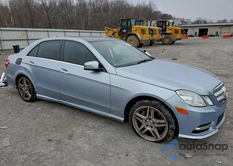 2013 Mercedes-Benz E 350 z USA, uszkodzony, nr VIN WDDHF5KB9DA667149